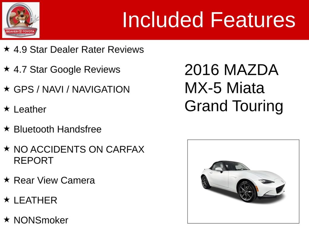 Used 2016 Mazda Miata Convertible