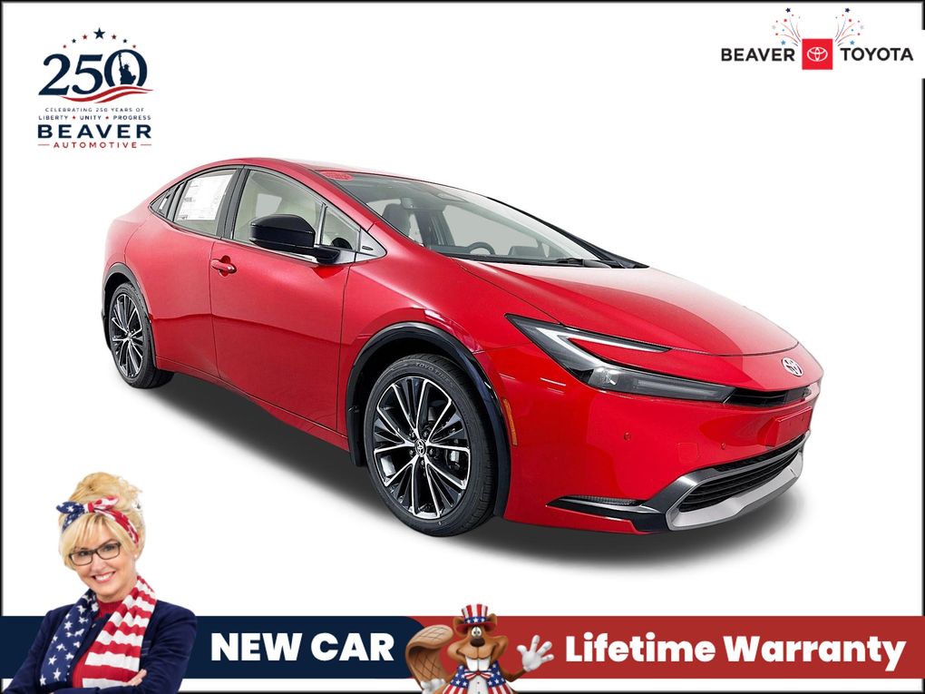 Supersonic Red 2026 Toyota Prius Hatchback Front-Wheel Drive Continuously Variable Transmission