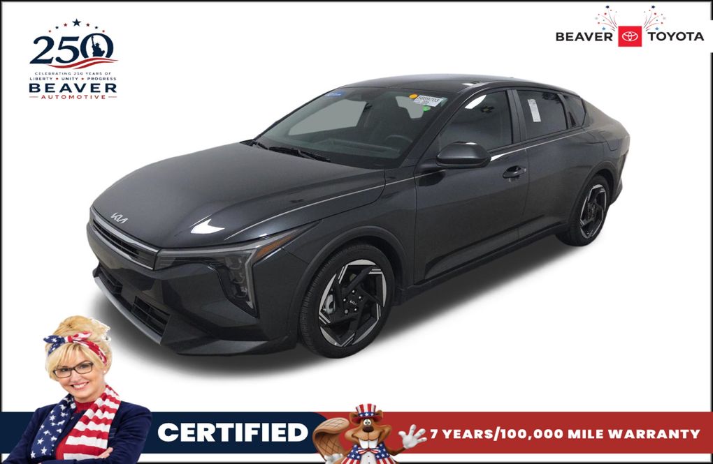 Interstellar Gray 2025 Kia K4 Sedan Front-Wheel Drive Continuously Variable Transmission