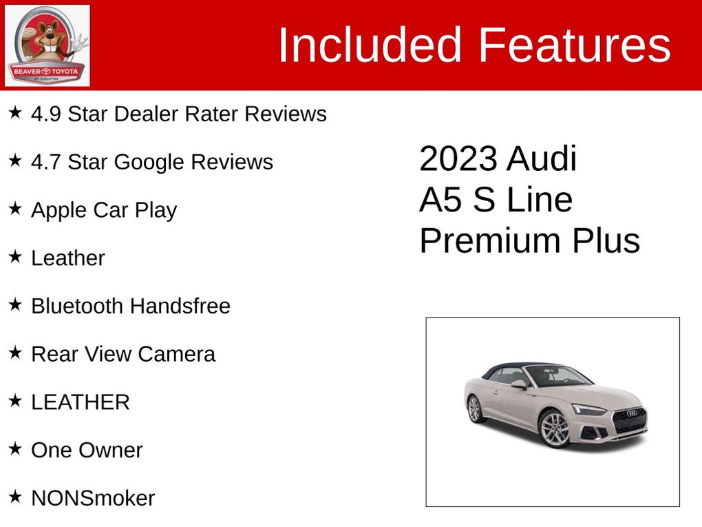 Used 2023 Audi A5 Convertible