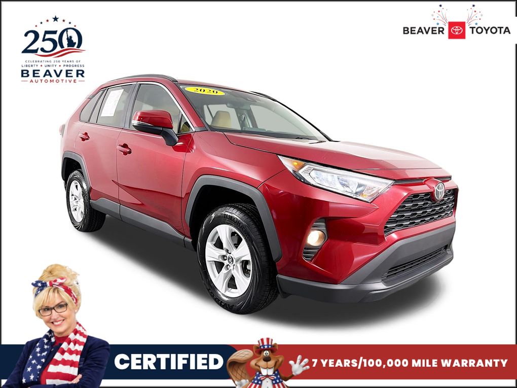 Red (Ruby Flare Pearl) 2020 Toyota RAV4 SUV / Crossover Front-Wheel Drive 8-Speed Automatic