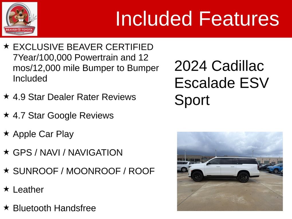 Used 2024 Cadillac Escalade ESV SUV