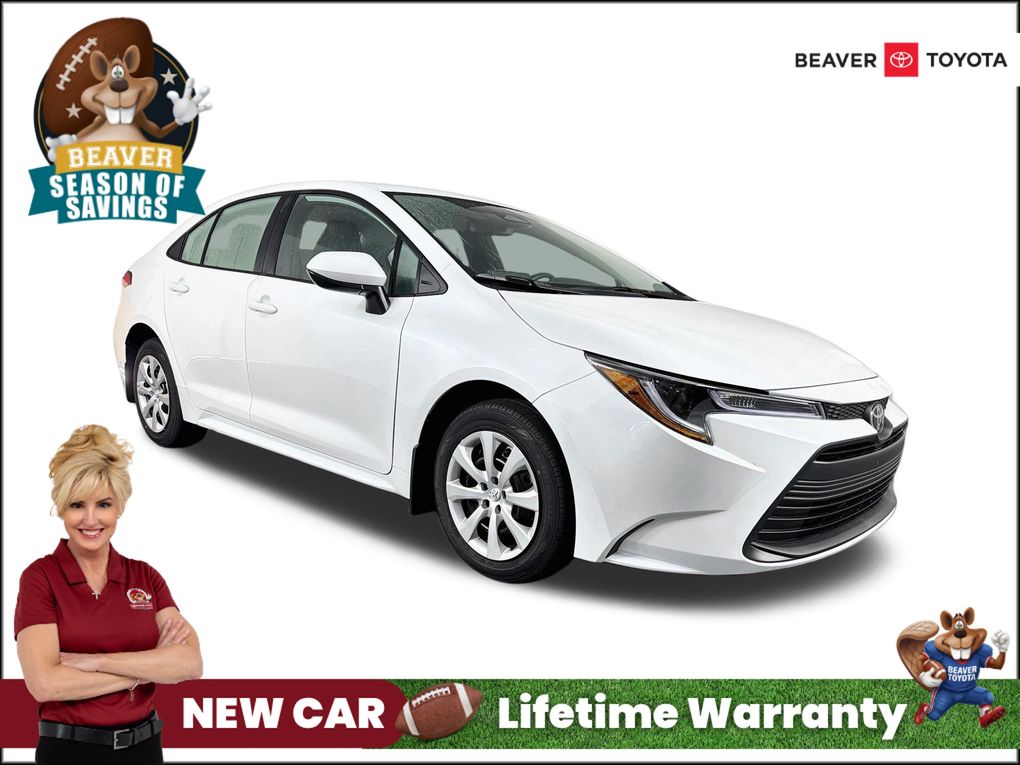 White (Wind Chill Pearl) 2026 Toyota Corolla Sedan Front-Wheel Drive Continuously Variable Transmission