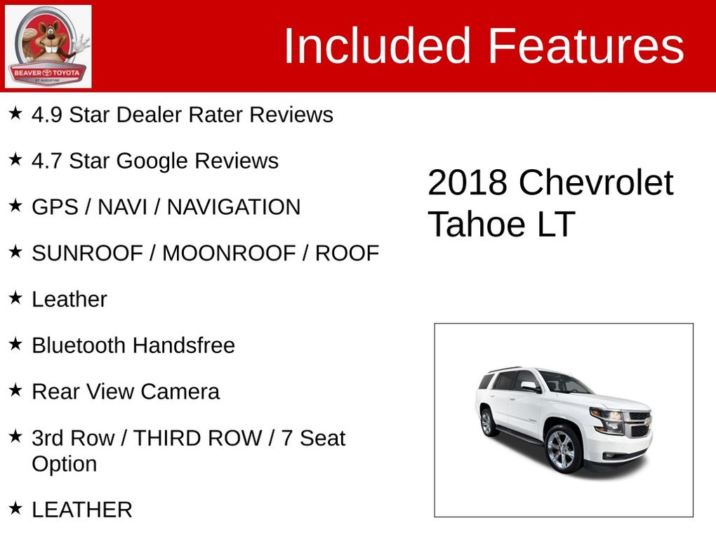 Used 2018 Chevrolet Tahoe SUV