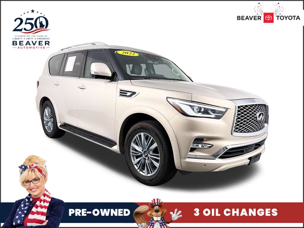 Champagne Quartz 2022 INFINITI QX80 SUV / Crossover All-Wheel Drive 7-Speed Automatic