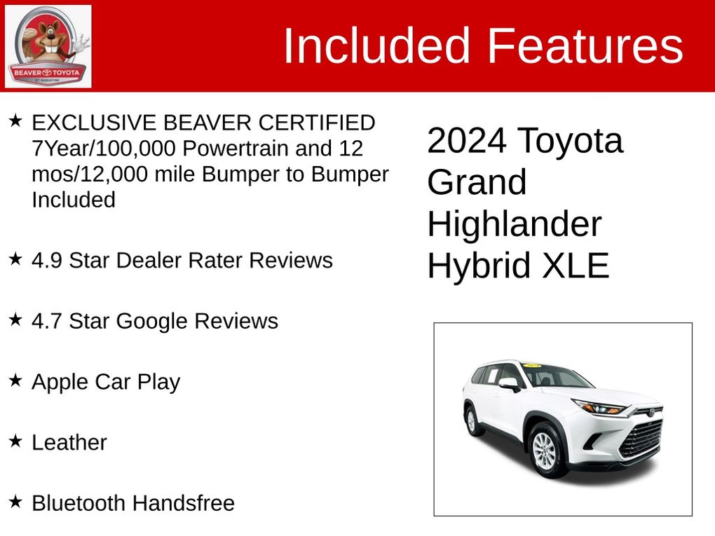 Used 2024 Toyota Grand Highlander Hybrid SUV
