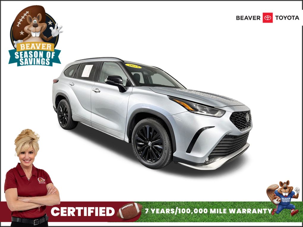 Celestial Silver Metallic 2024 Toyota Highlander SUV / Crossover All-Wheel Drive 8-Speed Automatic