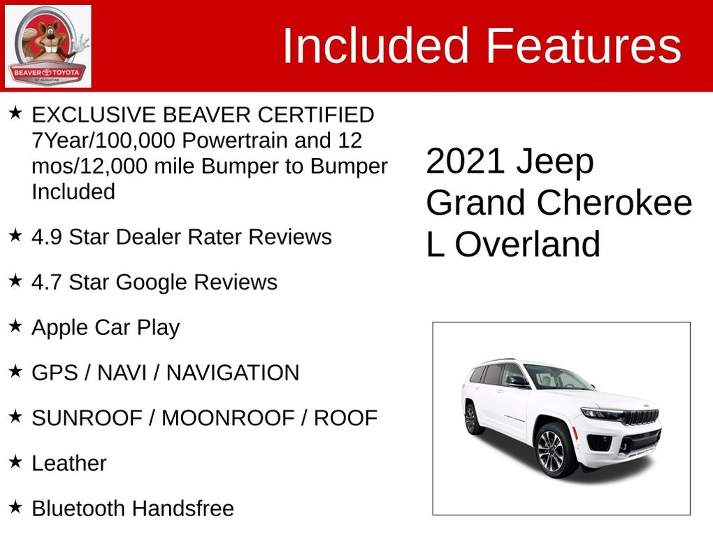 Used 2021 Jeep Grand Cherokee L SUV