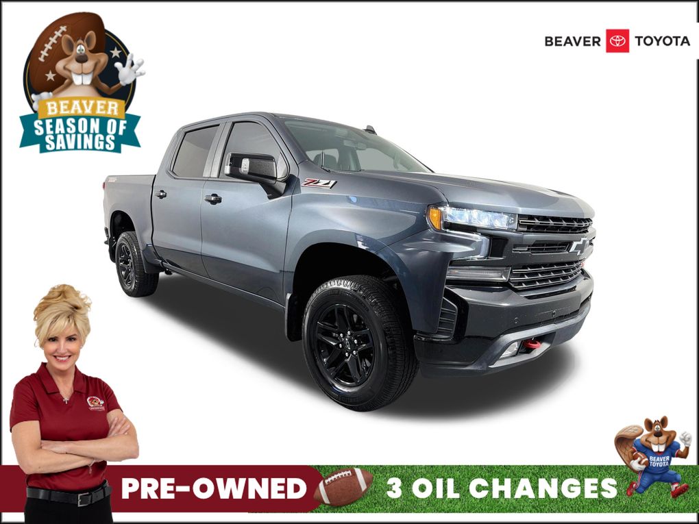 Shadow Gray Metallic 2021 Chevrolet Silverado 1500 Pickup Truck Four-Wheel Drive Automatic