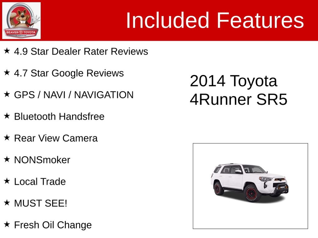 Used 2014 Toyota 4Runner SUV