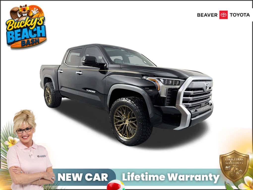 Midnight Black Metallic 2026 Toyota Tundra Limited CrewMax Cab 4WD Pickup Truck Four-Wheel Drive Automatic