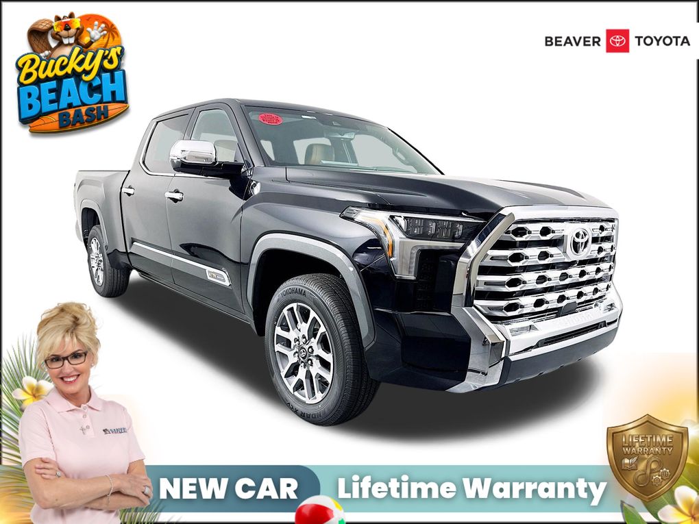 Midnight Black Metallic 2026 Toyota Tundra 1794 Edition CrewMax Cab LB 4WD Pickup Truck Four-Wheel Drive Automatic