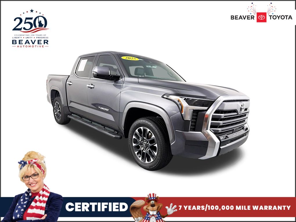 Magnetic Gray Metallic 2025 Toyota Tundra Pickup Truck Four-Wheel Drive Automatic