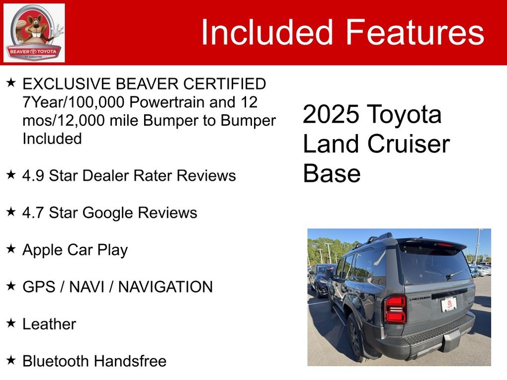 Used 2025 Toyota Land Cruiser SUV