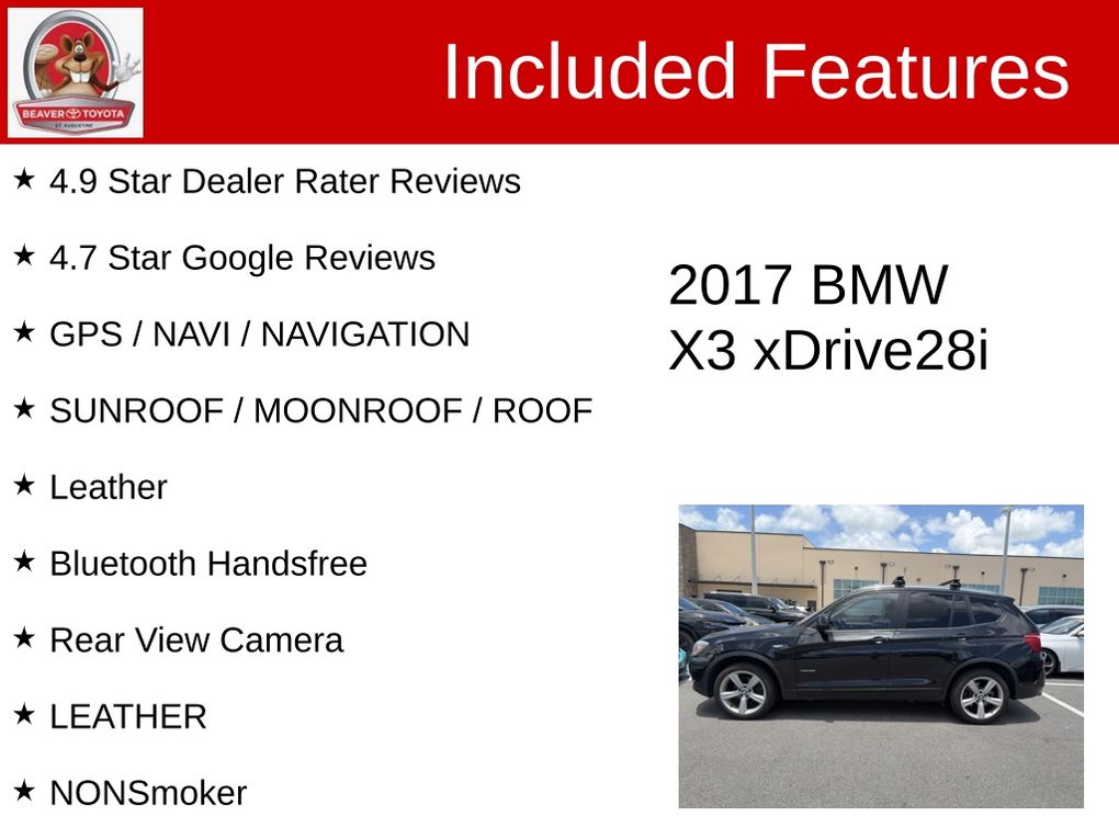 Used 2017 BMW X3 SUV