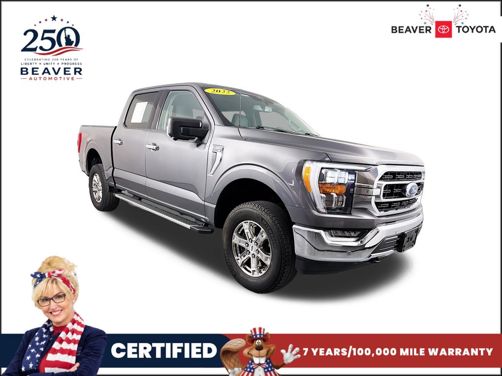 Carbonized Gray Metallic 2022 Ford F-150 Pickup Truck Four-Wheel Drive Automatic