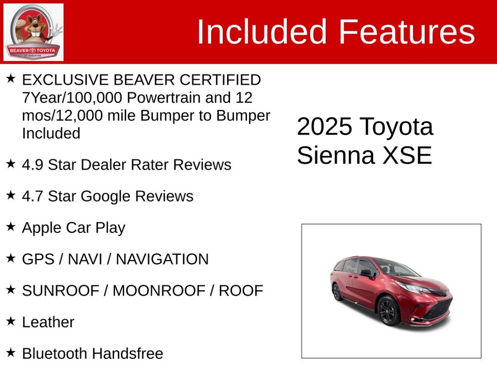 Used 2025 Toyota Sienna Van