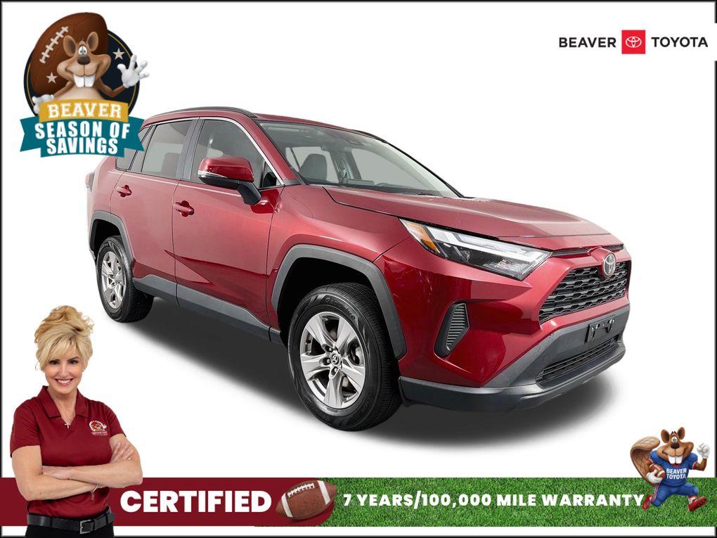 Red (Ruby Flare Pearl) 2023 Toyota RAV4 SUV / Crossover Front-Wheel Drive 8-Speed Automatic