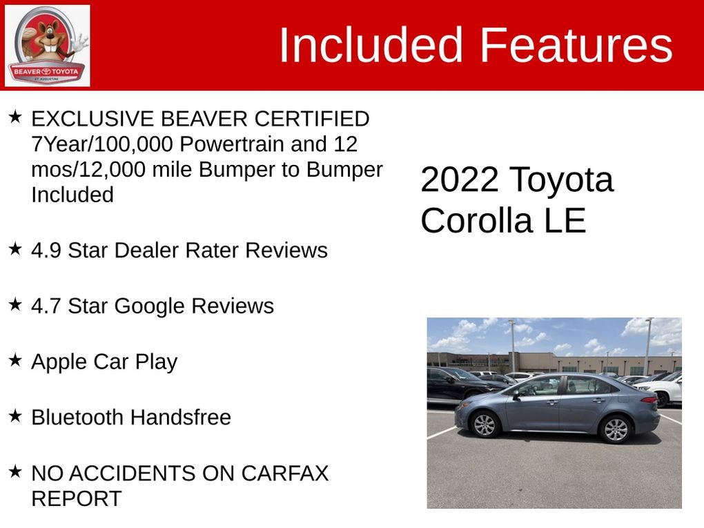 Used 2022 Toyota Corolla Sedan