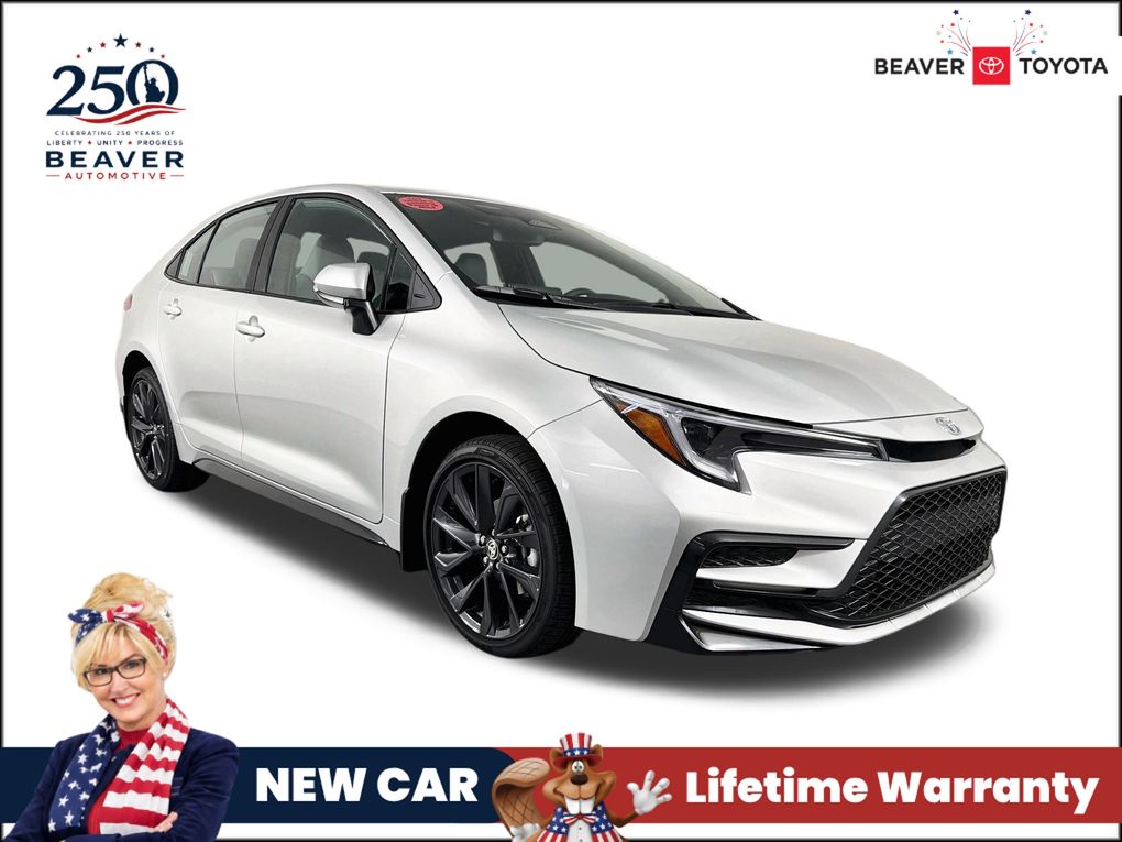 Classic Silver Metallic 2026 Toyota Corolla Sedan Front-Wheel Drive Continuously Variable Transmission