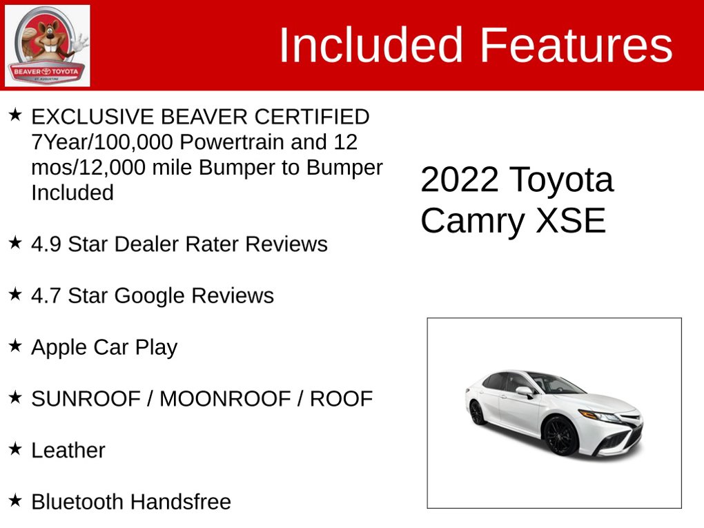 Used 2022 Toyota Camry Sedan