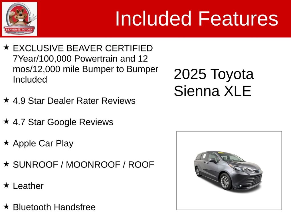 Used 2025 Toyota Sienna Van