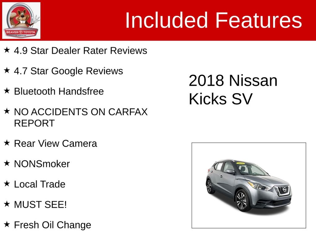 Used 2018 Nissan Kicks SUV