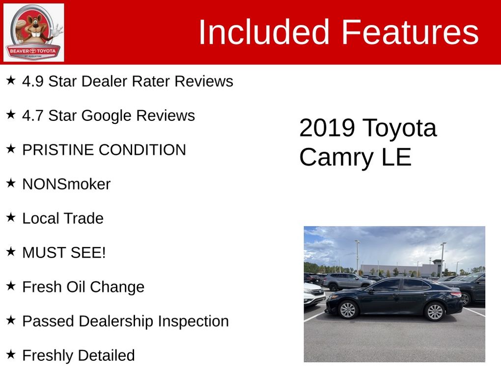Used 2019 Toyota Camry Sedan