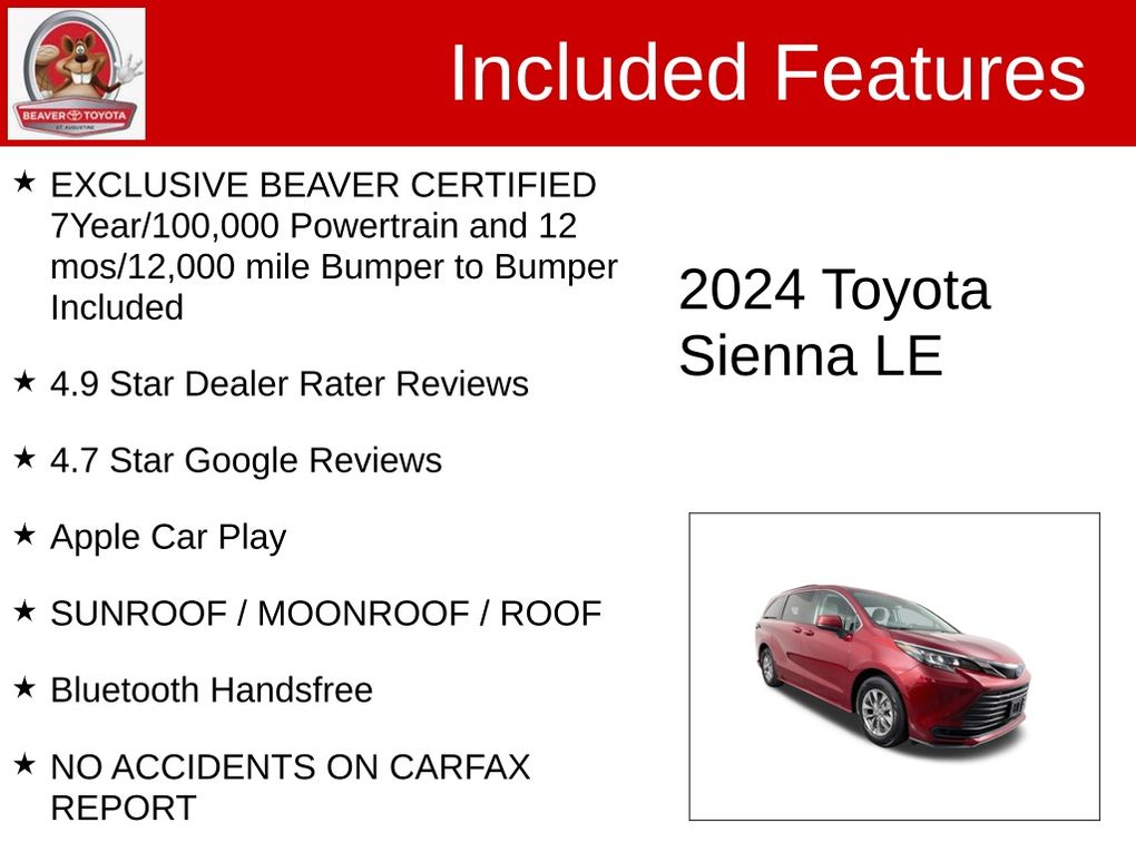 Used 2024 Toyota Sienna Van