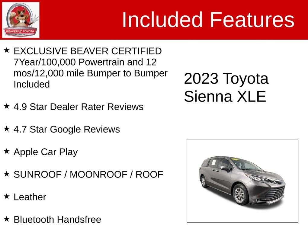 Used 2023 Toyota Sienna Van