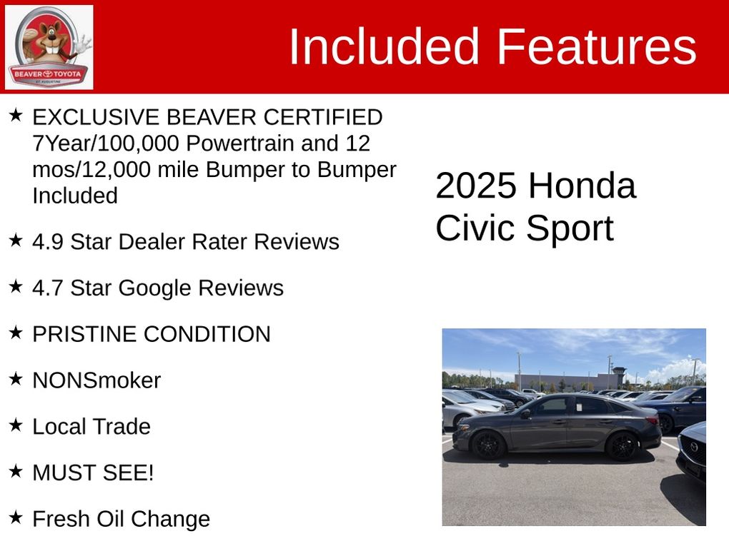 Used 2025 Honda Civic Sedan