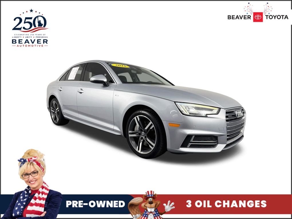Florett Silver Metallic 2018 Audi A4 Sedan All-Wheel Drive 7-Speed Automatic