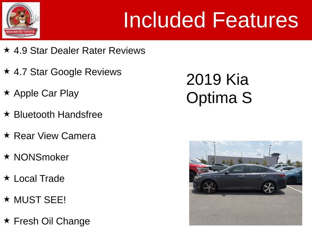 Used 2019 Kia Optima Sedan