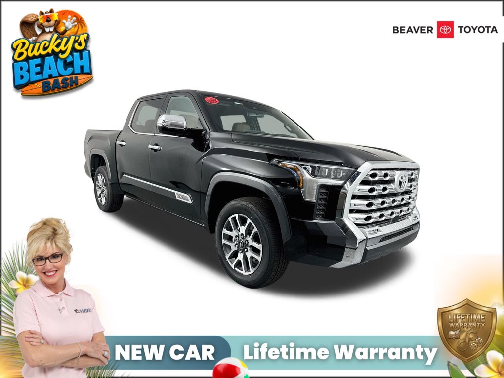 Midnight Black Metallic 2026 Toyota Tundra 1794 Edition CrewMax Cab 4WD Pickup Truck Four-Wheel Drive Automatic