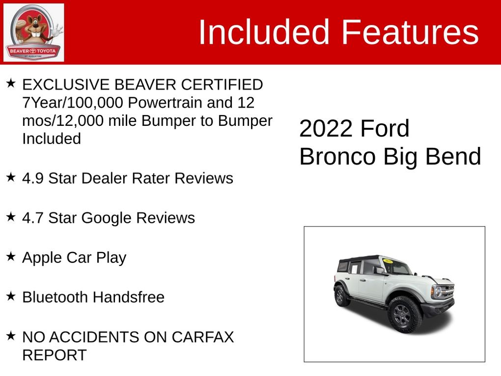 Used 2022 Ford Bronco SUV