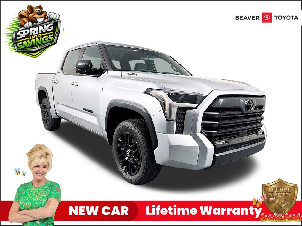Celestial Silver Metallic 2026 Toyota Tundra Hybrid Limited HV CrewMax Cab 4WD Pickup Truck Four-Wheel Drive Automatic