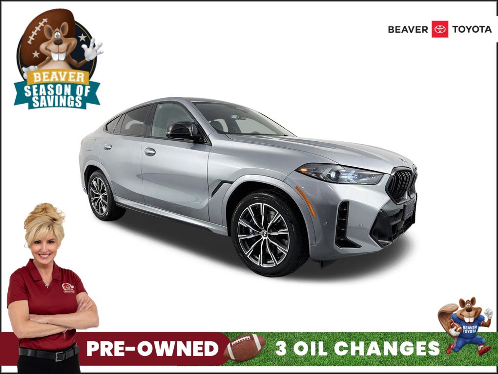 Skyscraper Gray Metallic 2024 BMW X6 SUV / Crossover All-Wheel Drive 8-Speed Automatic