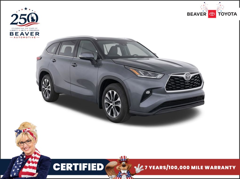 Magnetic Gray Metallic 2023 Toyota Highlander SUV / Crossover Front-Wheel Drive 8-Speed Automatic
