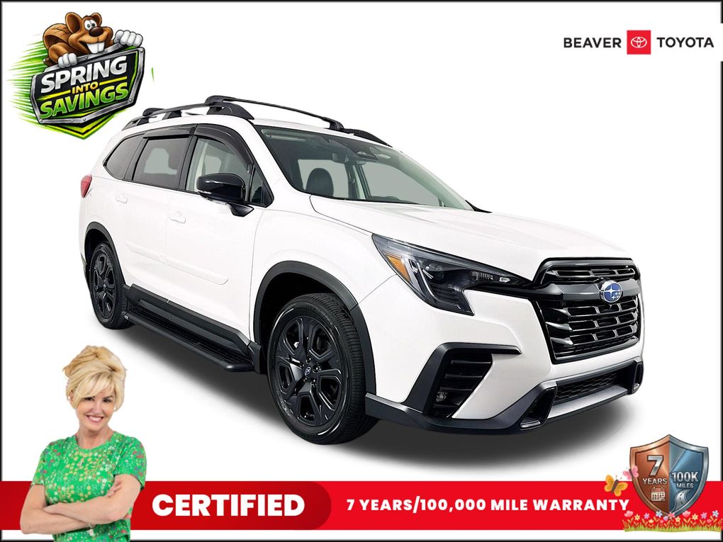 Crystal White Pearl 2025 Subaru Ascent Onyx Edition Touring AWD SUV / Crossover All-Wheel Drive Continuously Variable Transmission