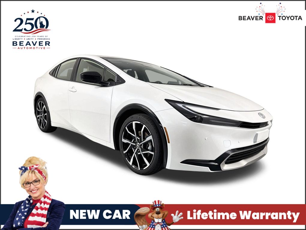 White (Wind Chill Pearl) 2026 Toyota Prius Plug-In Hybrid Hatchback Front-Wheel Drive Continuously Variable Transmission