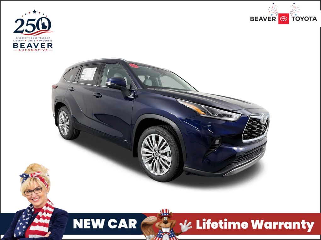 Blueprint 2026 Toyota Highlander Hybrid SUV / Crossover All-Wheel Drive Continuously Variable Transmission