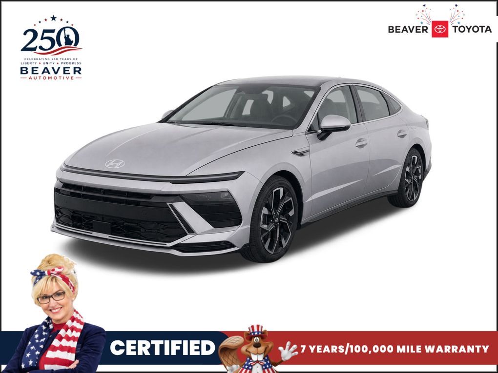 Aero Silver 2025 Hyundai Sonata Sedan Front-Wheel Drive 8-Speed Automatic