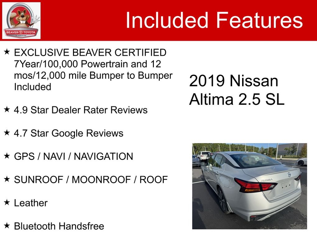 Used 2019 Nissan Altima Sedan