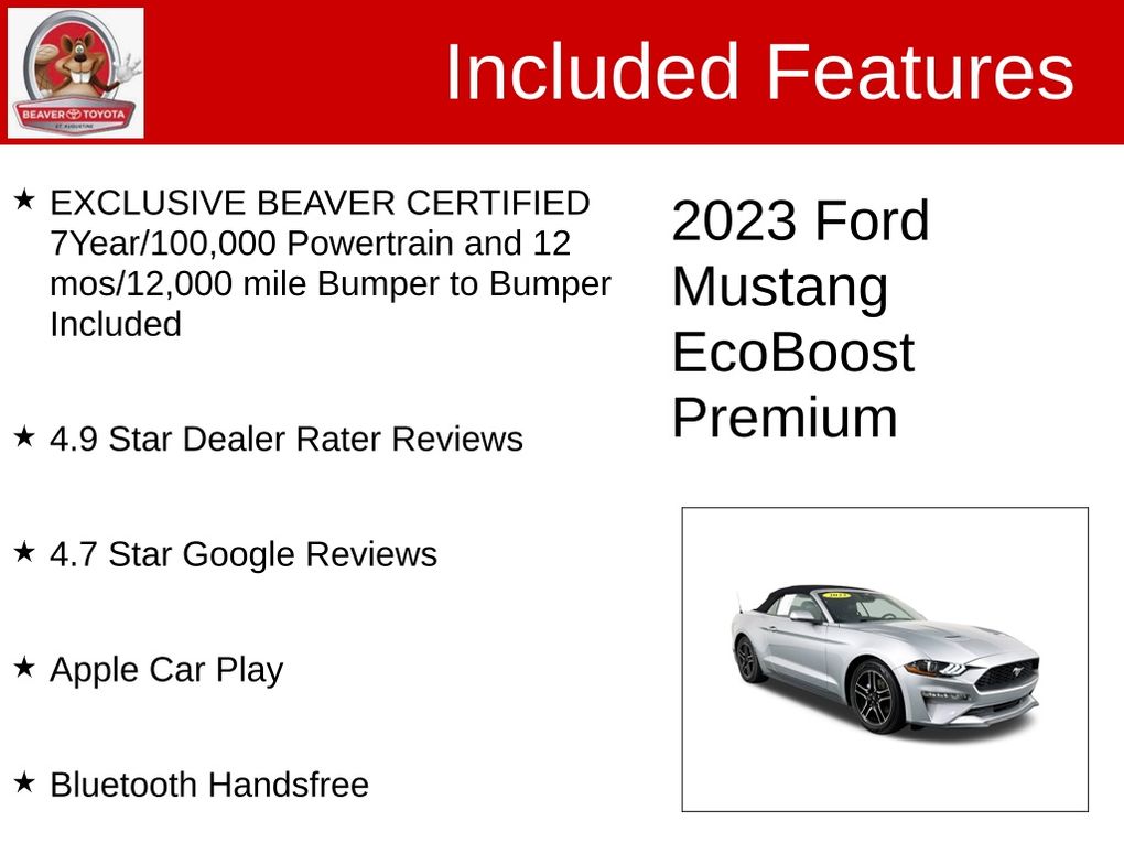Used 2023 Ford Mustang Convertible