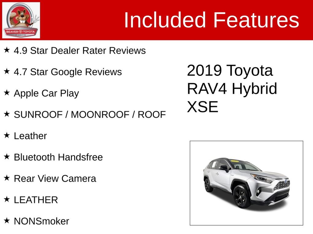 Used 2019 Toyota RAV4 Hybrid SUV