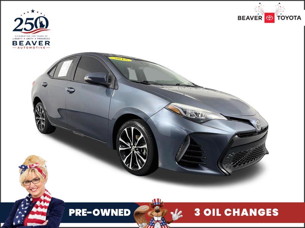 Slate Metallic 2018 Toyota Corolla Sedan Front-Wheel Drive Continuously Variable Transmission
