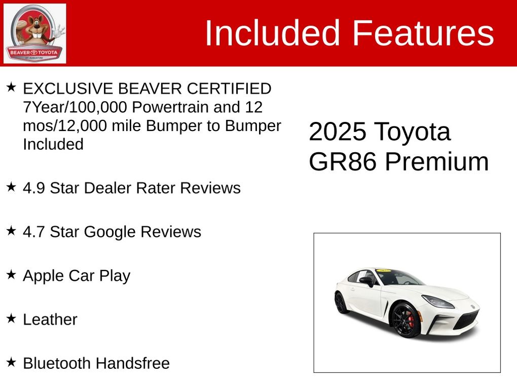 Used 2025 Toyota GR86 Coupe