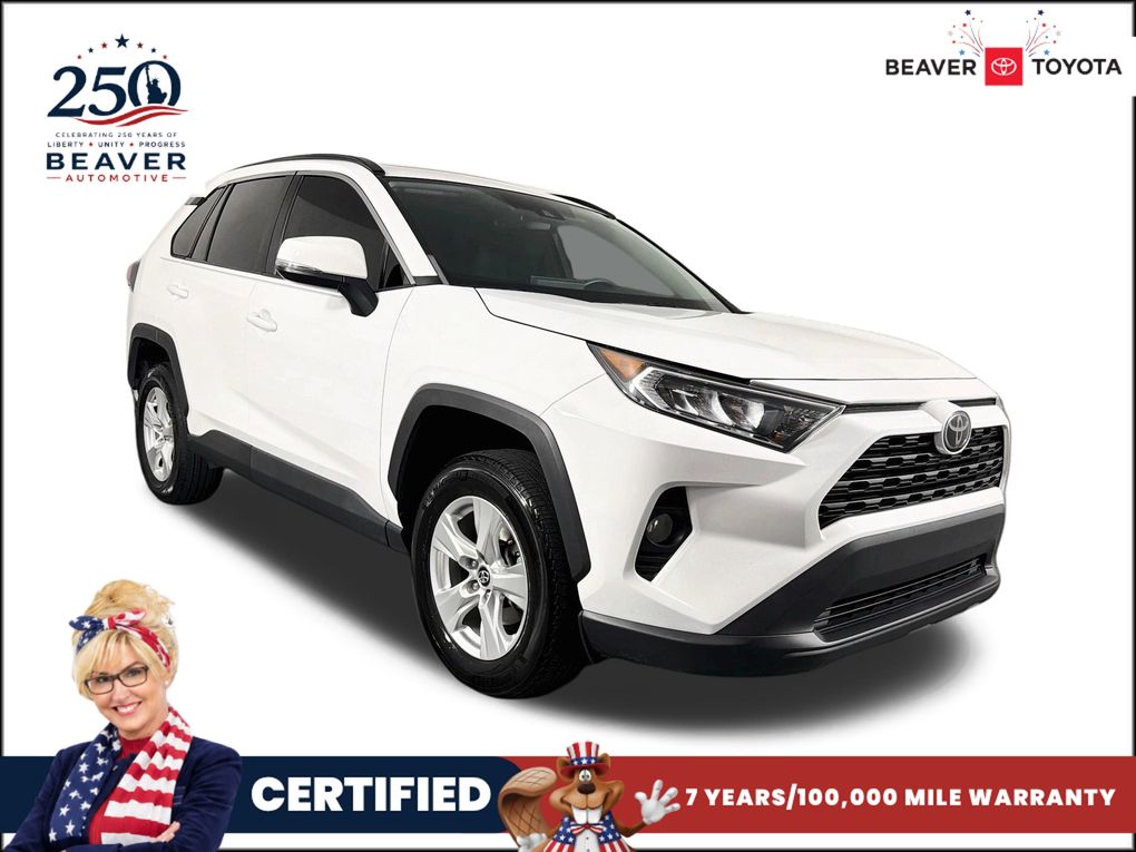 Super White 2021 Toyota RAV4 SUV / Crossover All-Wheel Drive 8-Speed Automatic