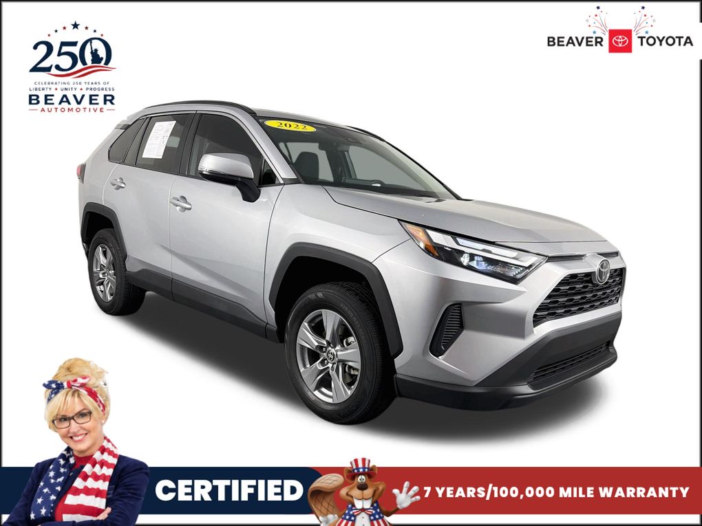 Silver Sky Metallic 2022 Toyota RAV4 SUV / Crossover Front-Wheel Drive 8-Speed Automatic