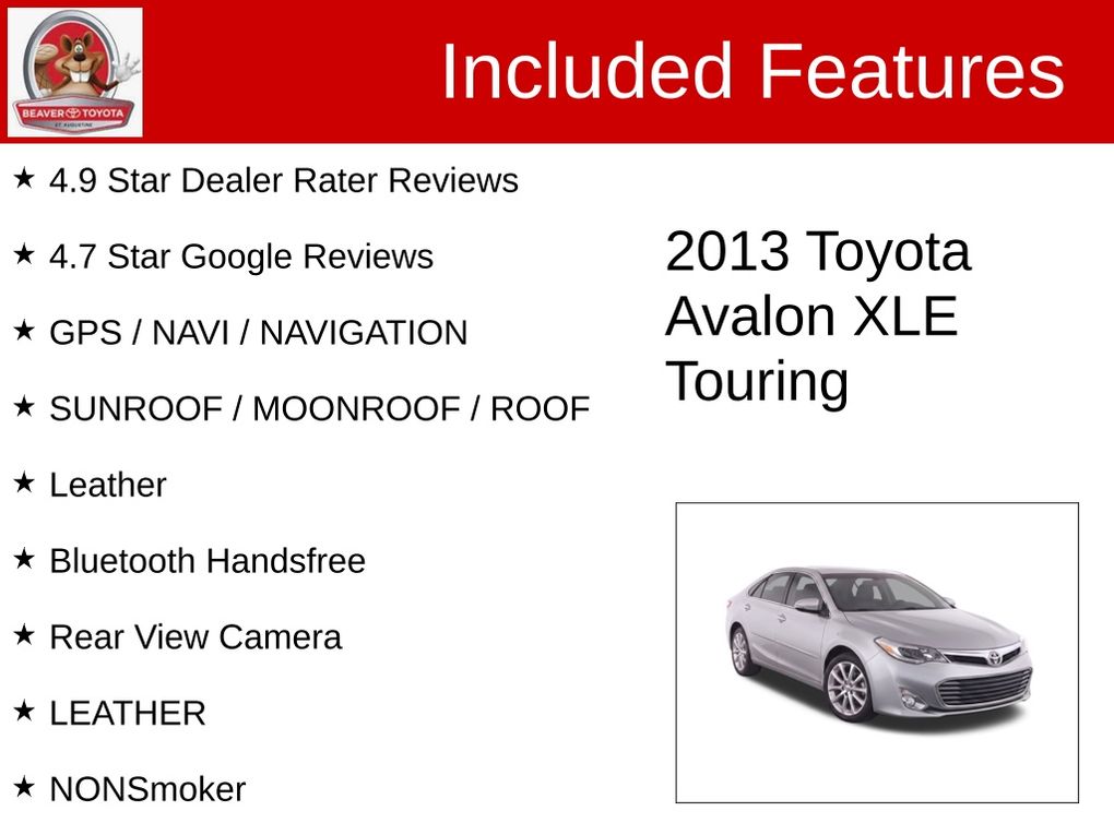 Used 2013 Toyota Avalon Sedan